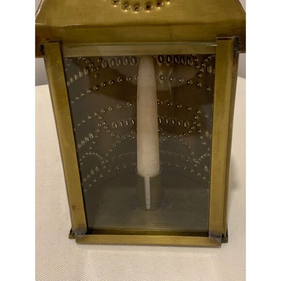 15” Brass Candleholder Cutout Pattern - Picture 2 of 4